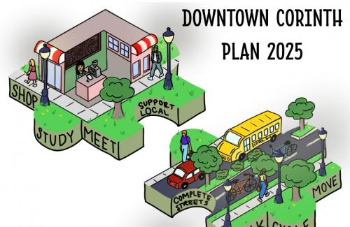 Image of Cover of Downtown Corinth Plan 2025