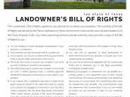 Landowner's Bill of Rights