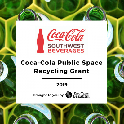 Coca Cola Public Space Recycling Grant Graphic