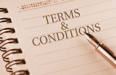 terms and conditions